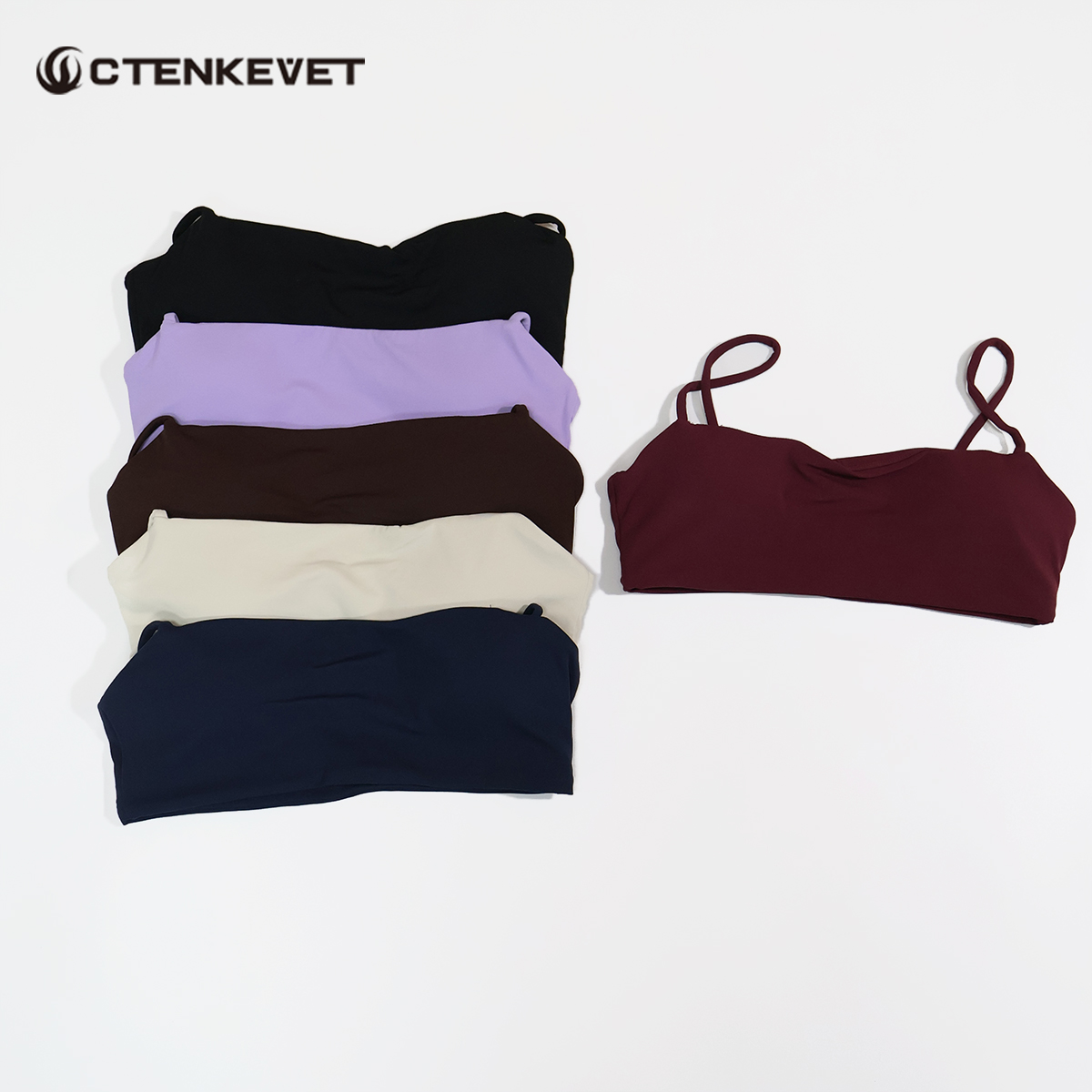Crop Top Crochet - Ctenkevet Neuer, schnell trocknender Yoga-BH für