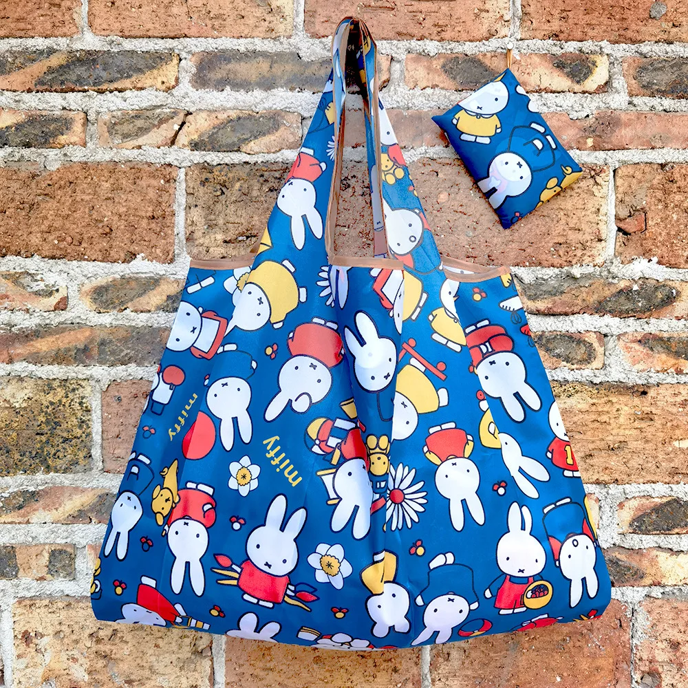 Tote Bag Beach - Miffy Rabbit Umweltfreundliche, faltbare Einkaufstasche, extra