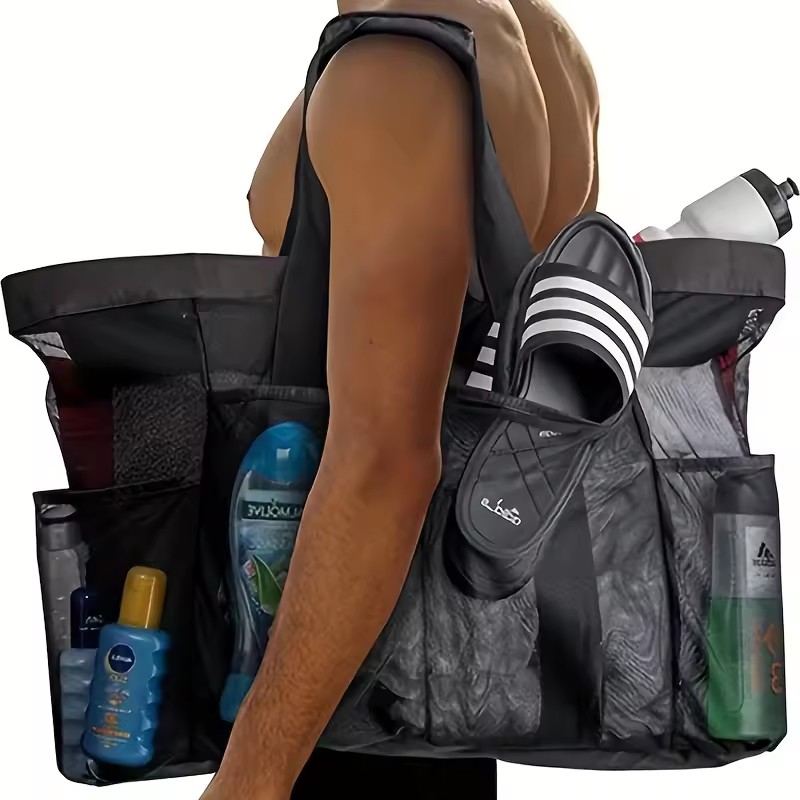 Tote Bag Beach - 1 Stück extra große Strandtasche aus