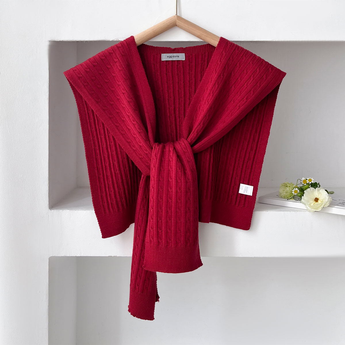 Blouse Off Shoulder - NEUE Koreanische Herbst Stricken Schal Weibliche