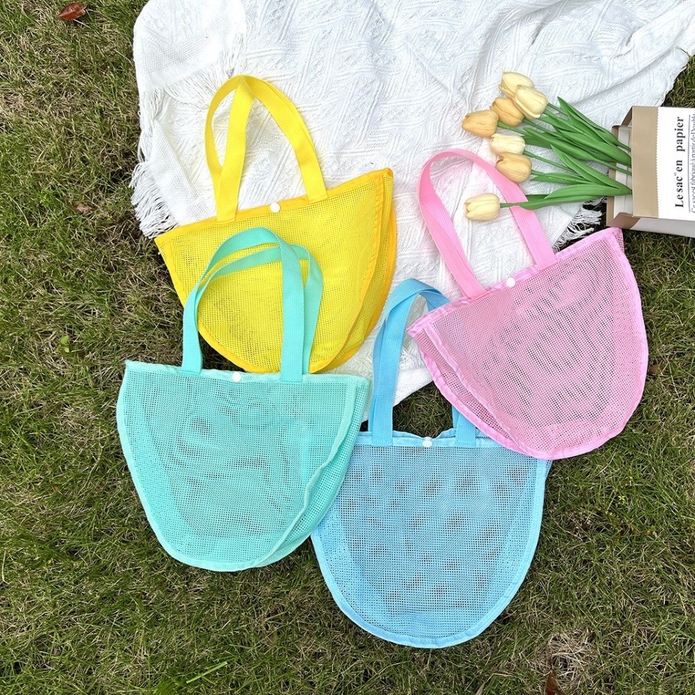 INS Leichte Einfarbige Netz-Ta – Tote Bag Beach Bewertung und Preis
