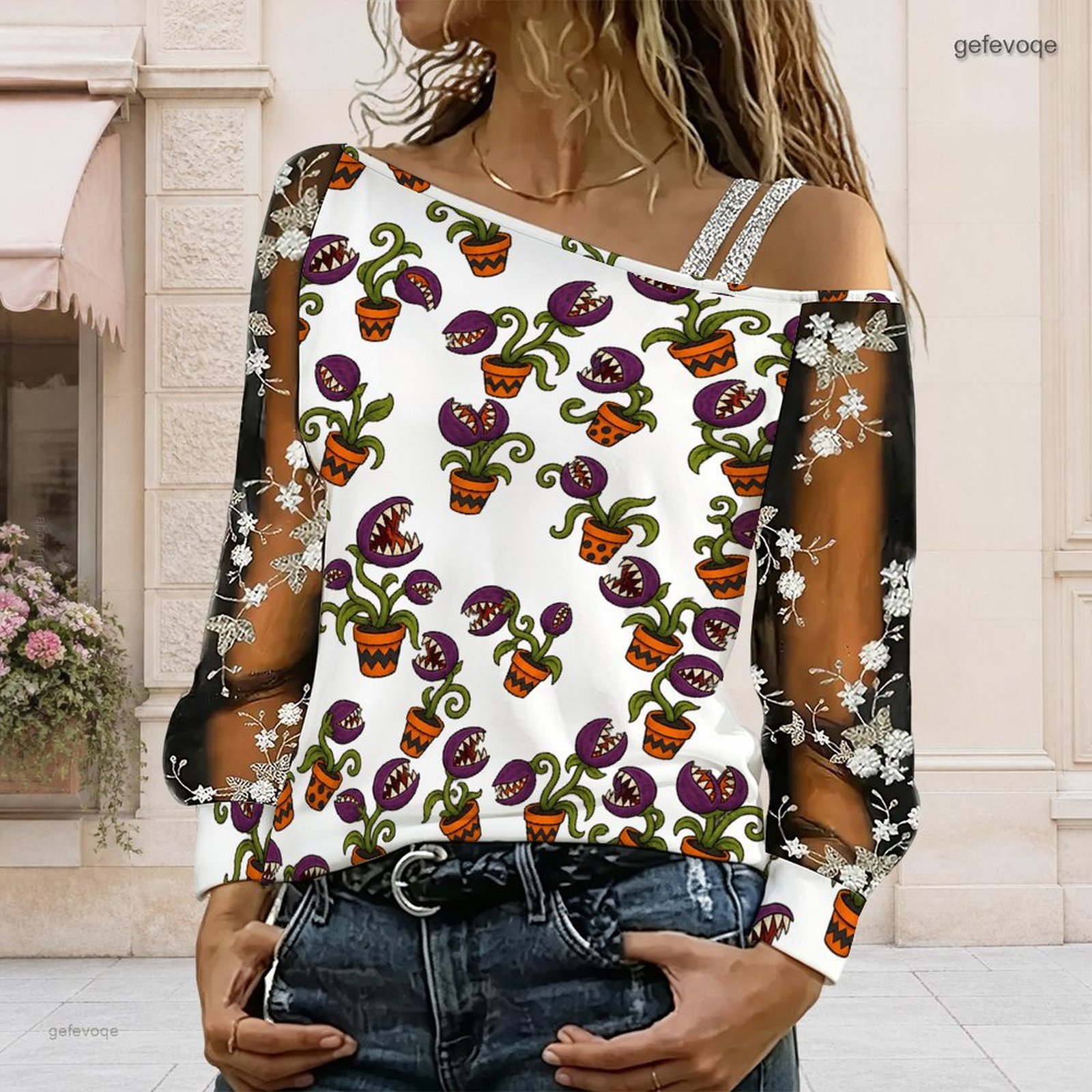 Asymmetrisches Off-Shoulder-To – Blouse Off Shoulder Bewertung und Preis